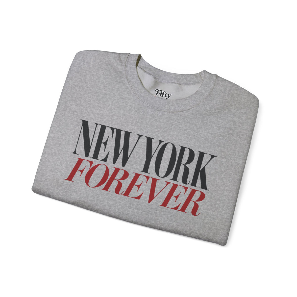New York Forever Unisex Crewneck Sweatshirt State Name Graphic