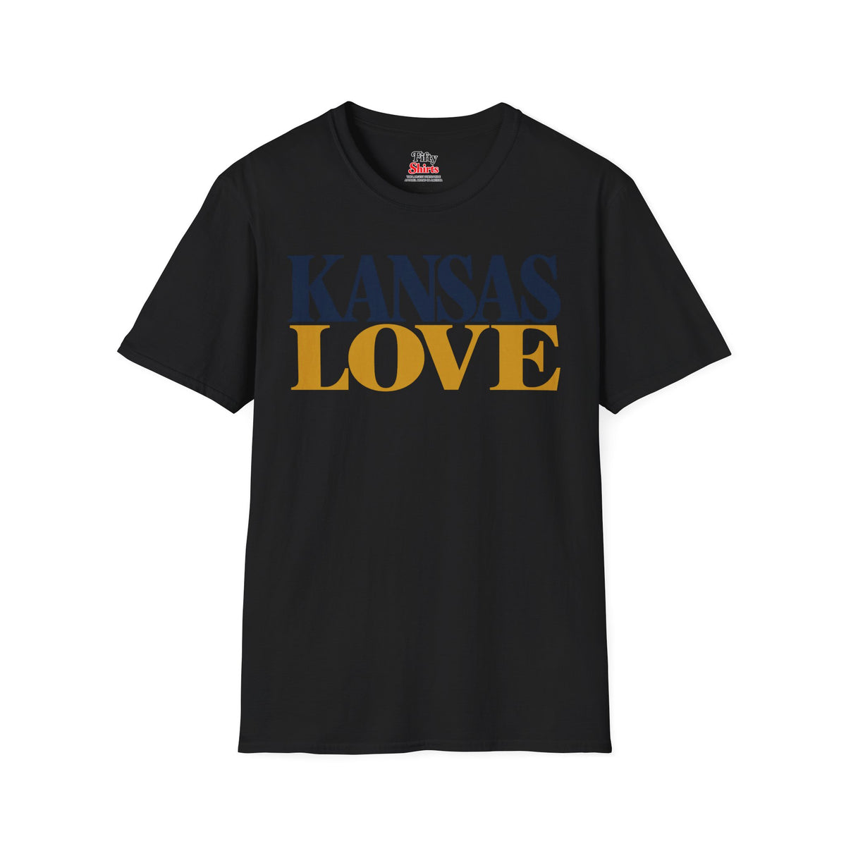Kansas Love Unisex Softstyle T Shirt State Name Graphic Tee