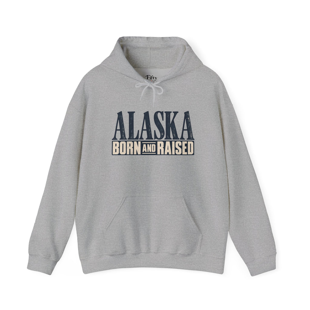 Alaska Born and Raised Premium Heritage Unisex Hoodie Graphic