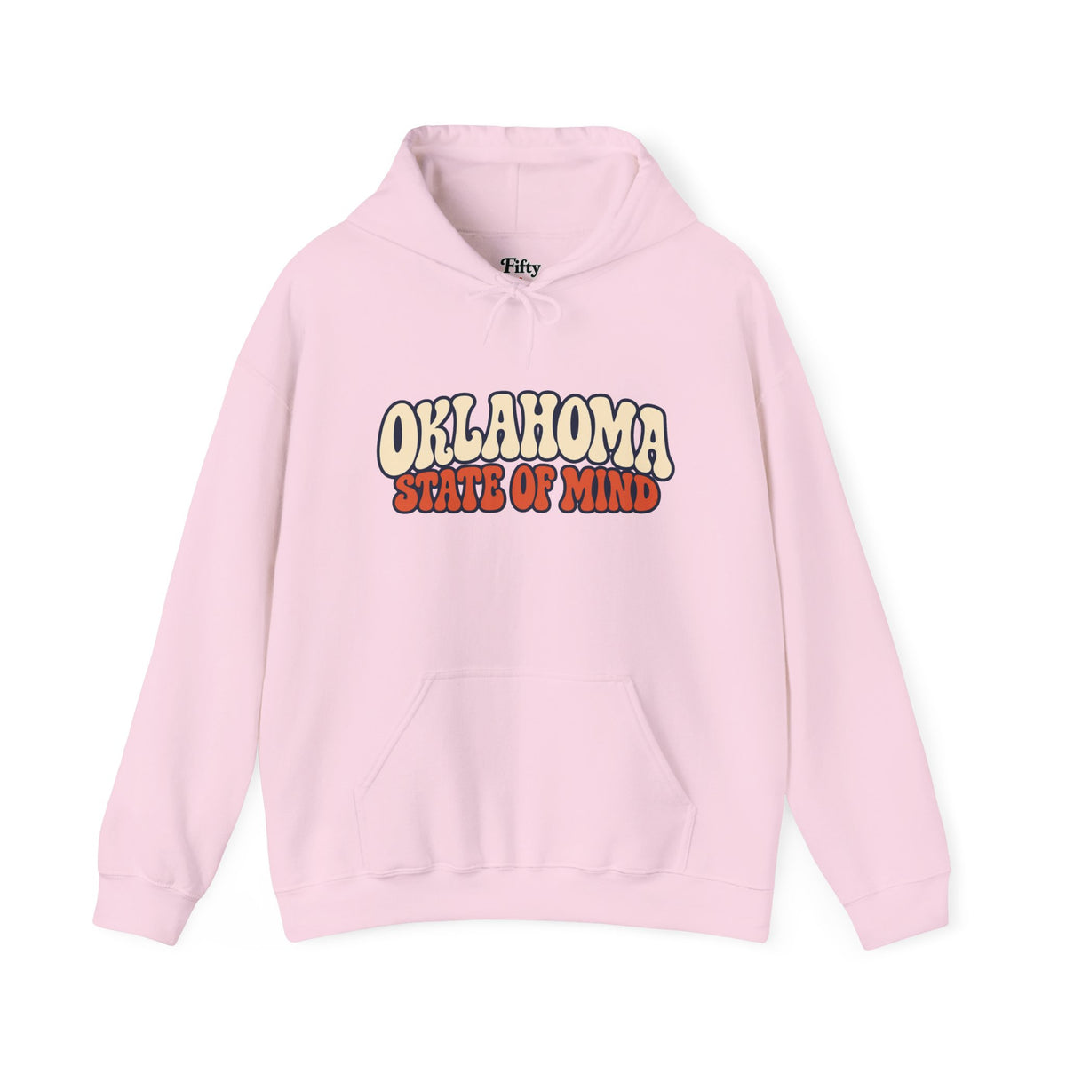 Oklahoma State of Mind Unisex Hoodie State Name Graphic