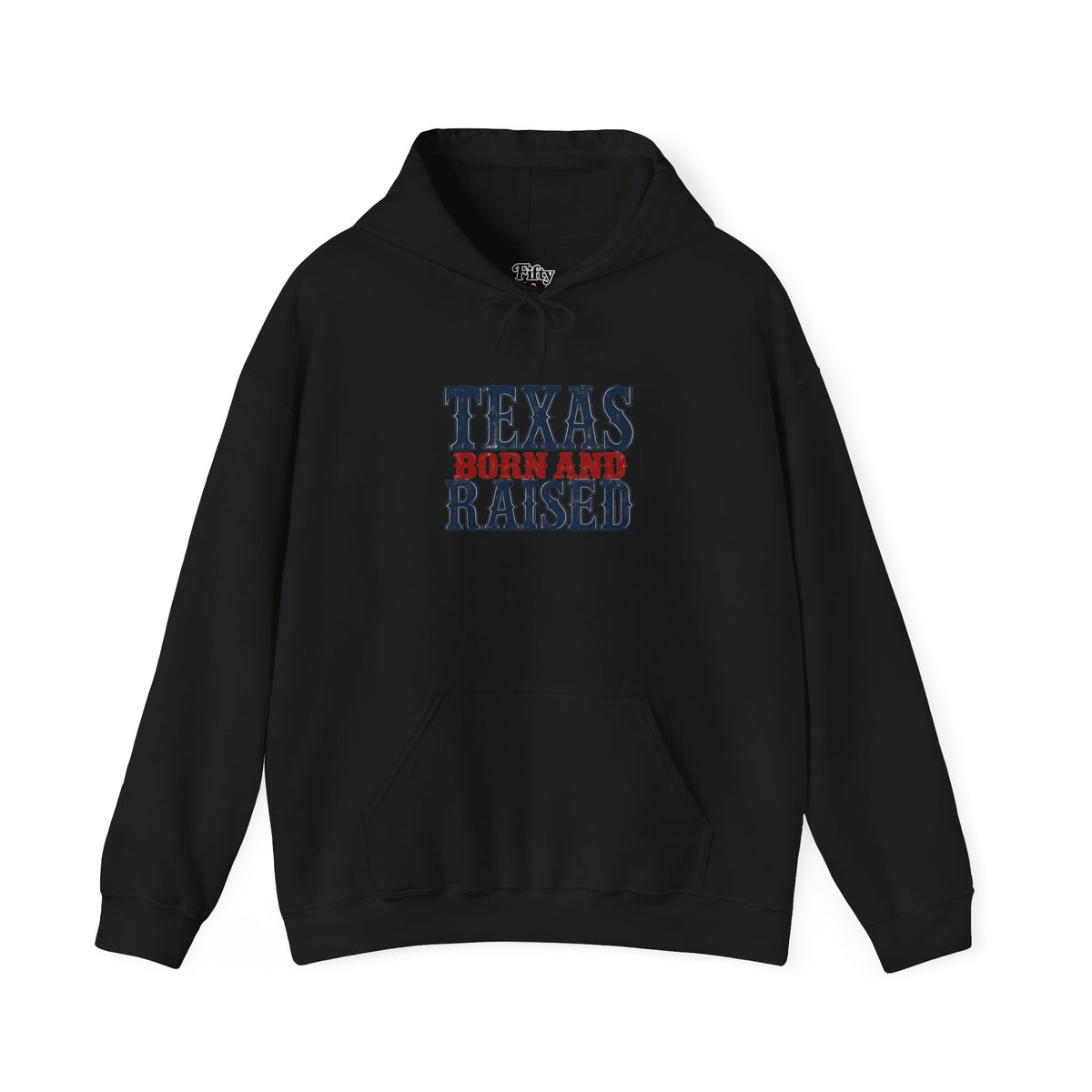 Texas Born and Raised Classic Heritage Unisex Hoodie Graphic