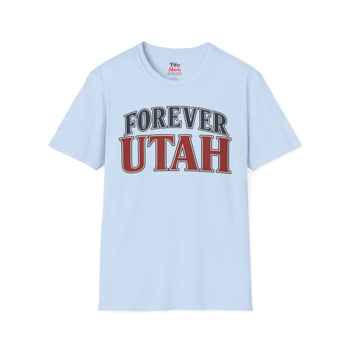 Forever Utah Unisex Softstyle T Shirt State Name Graphic Tee