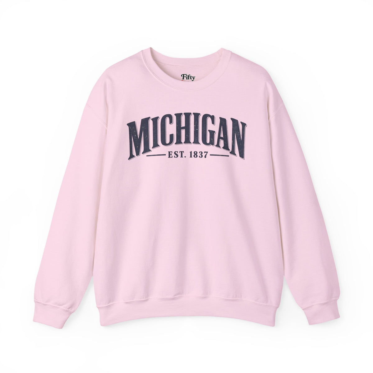 Michigan Est 1837 Unisex Crewneck Sweatshirt State Name Graphic