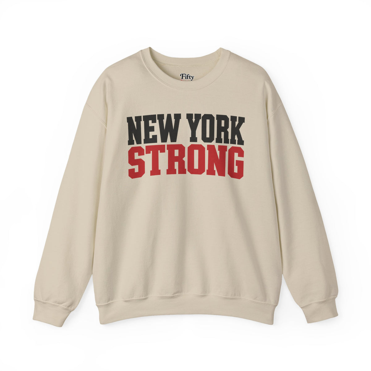 New York Strong Unisex Crewneck Sweatshirt State Name Graphic