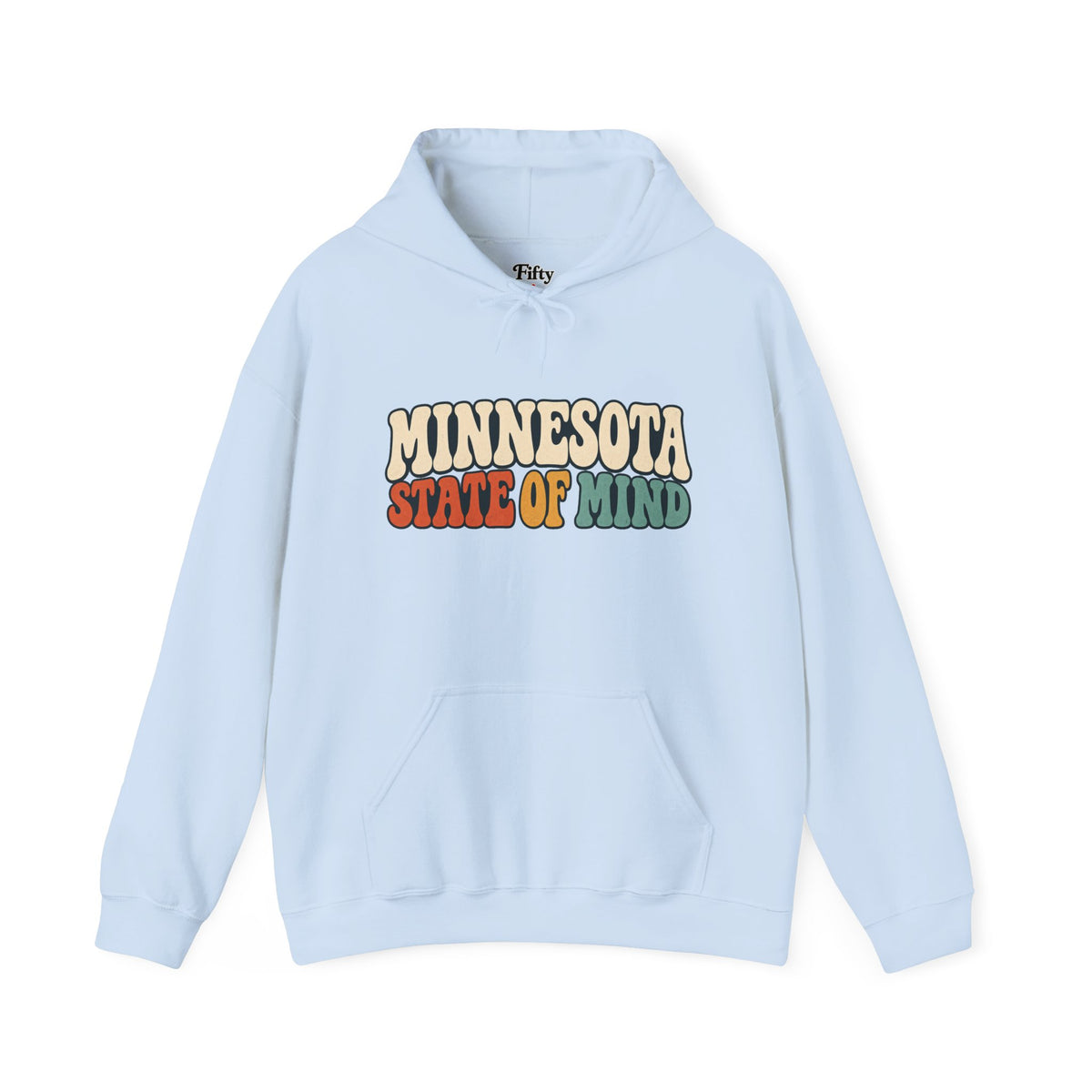 Minnesota State of Mind Unisex Hoodie State Name Graphic