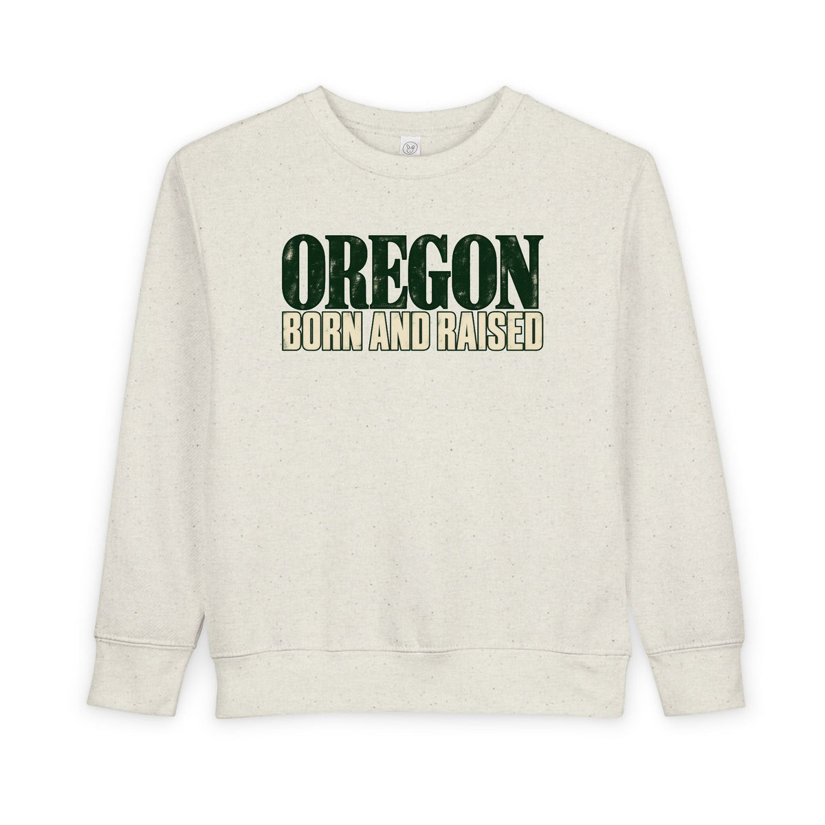 Oregon Born and Raised Premium Heritage Unisex Toddler Sweatshirt