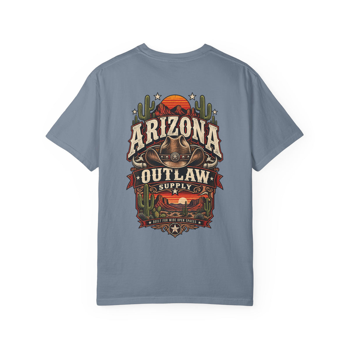 Arizona Outlaw Supply Unisex Comfort Color 1717 Streetwear Graphic Tee