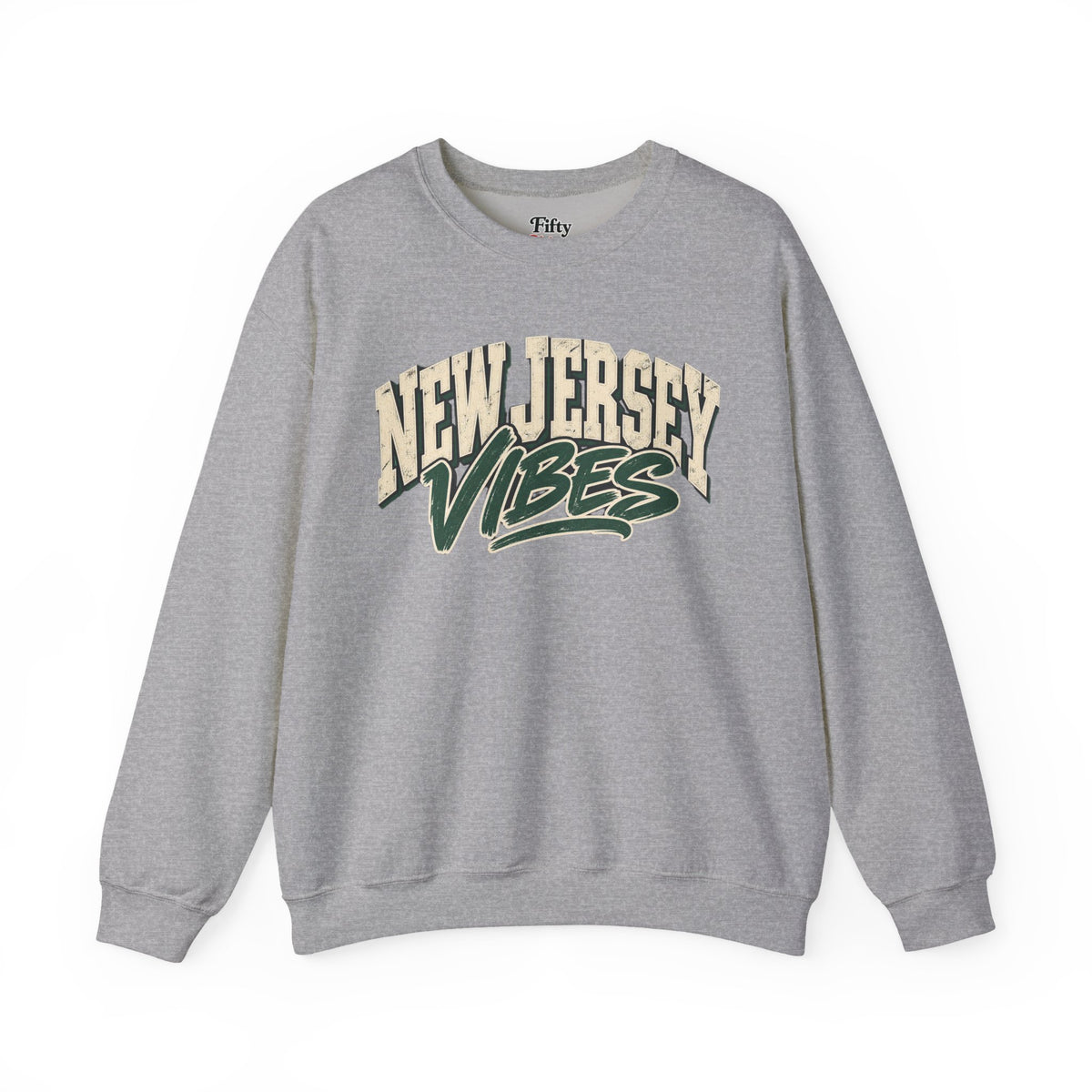 New Jersey Vibes Unisex Crewneck Sweatshirt State Name Graphic