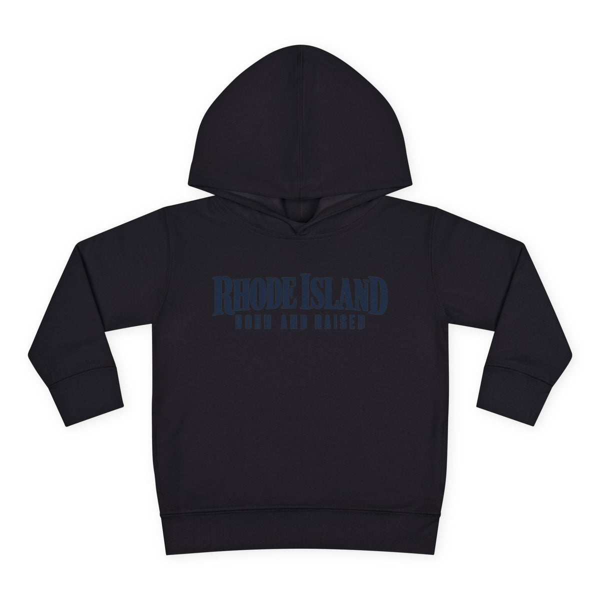 Rhode Island Born and Raised Premium Heritage Unisex Toddler Pullover Fleece Hoodie