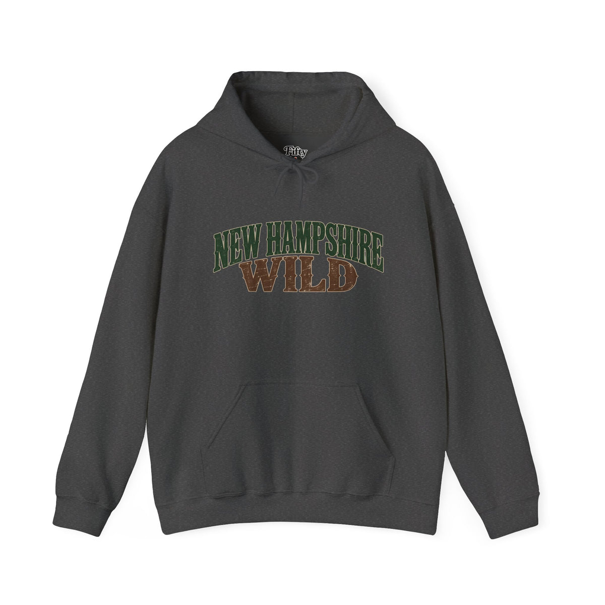 New Hampshire Wild Unisex Hoodie State Name Graphic