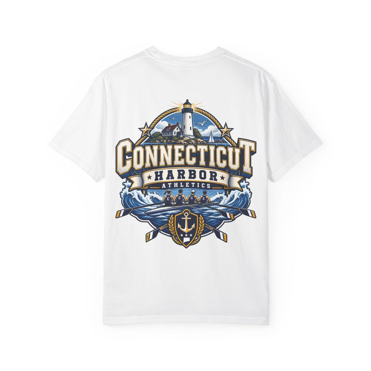 Connecticut Harbor Athletics Unisex Comfort Color 1717 Streetwear Graphic Tee