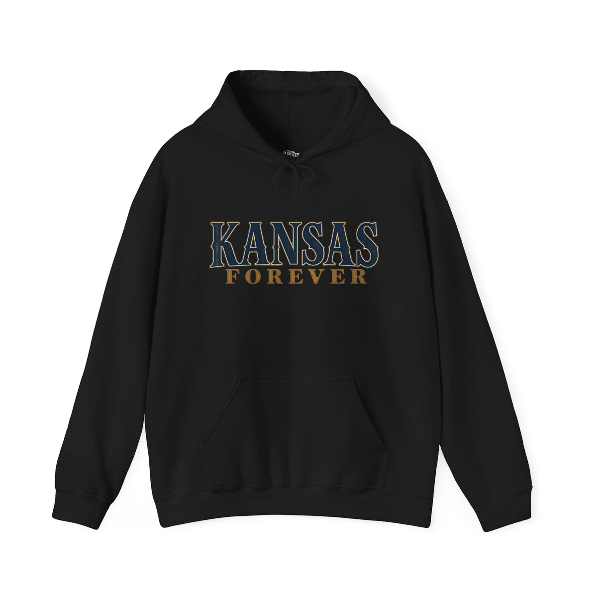 Kansas Forever Unisex Hoodie State Name Graphic