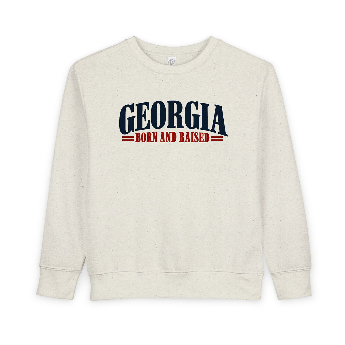 Georgia Born and Raised Premium Heritage Unisex Toddler Sweatshirt