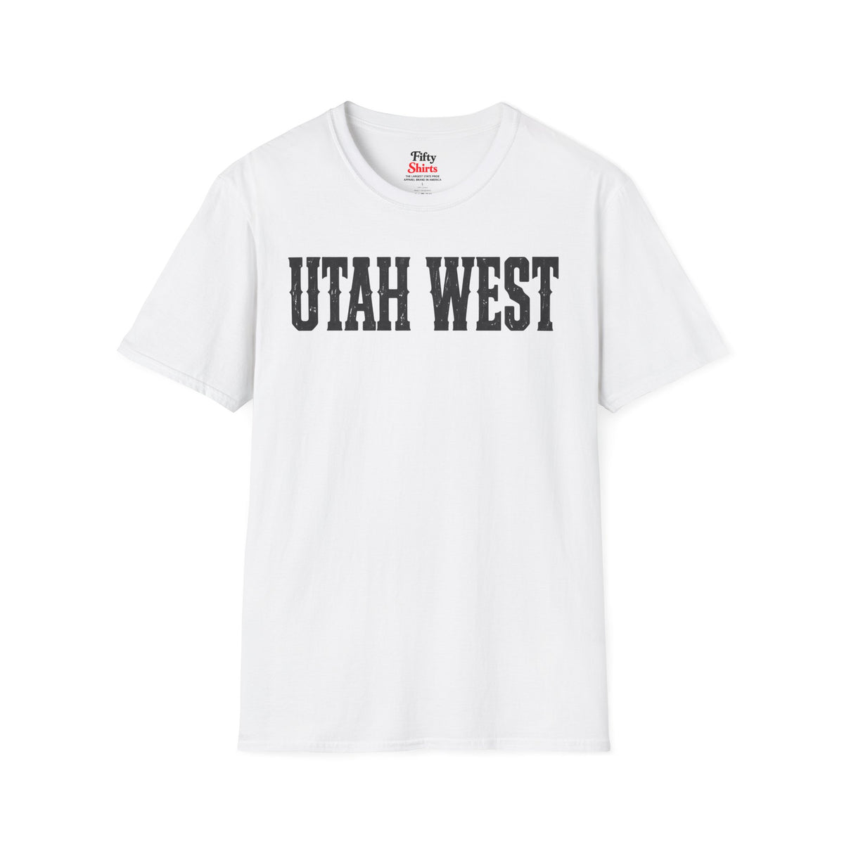 Utah West Unisex Softstyle T Shirt State Name Graphic Tee
