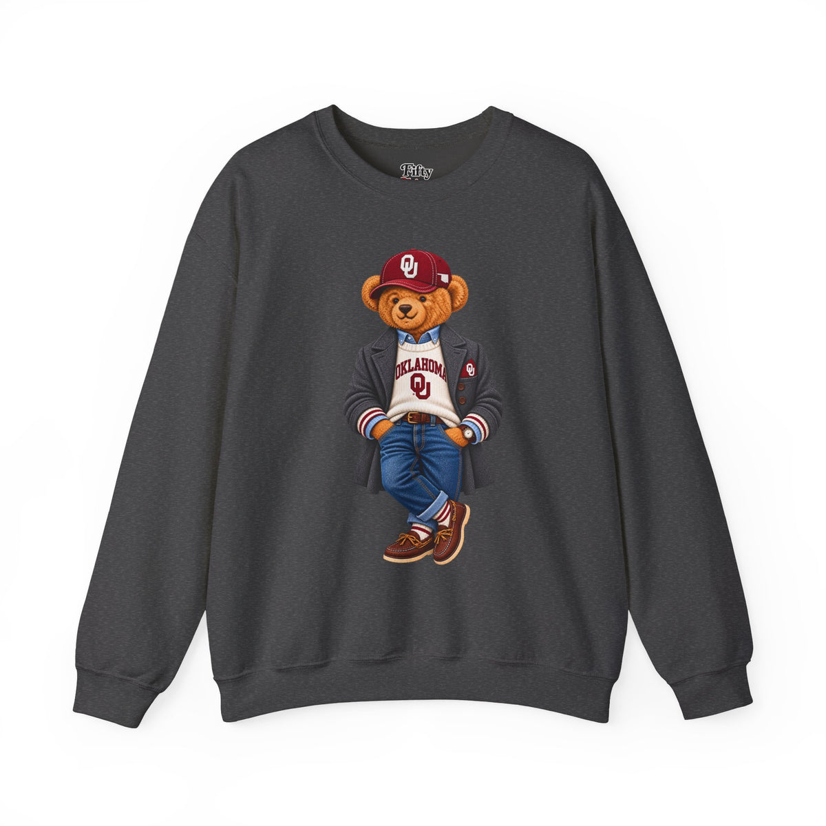Oklahoma- Game Day Teddy Bear Sweatshirt