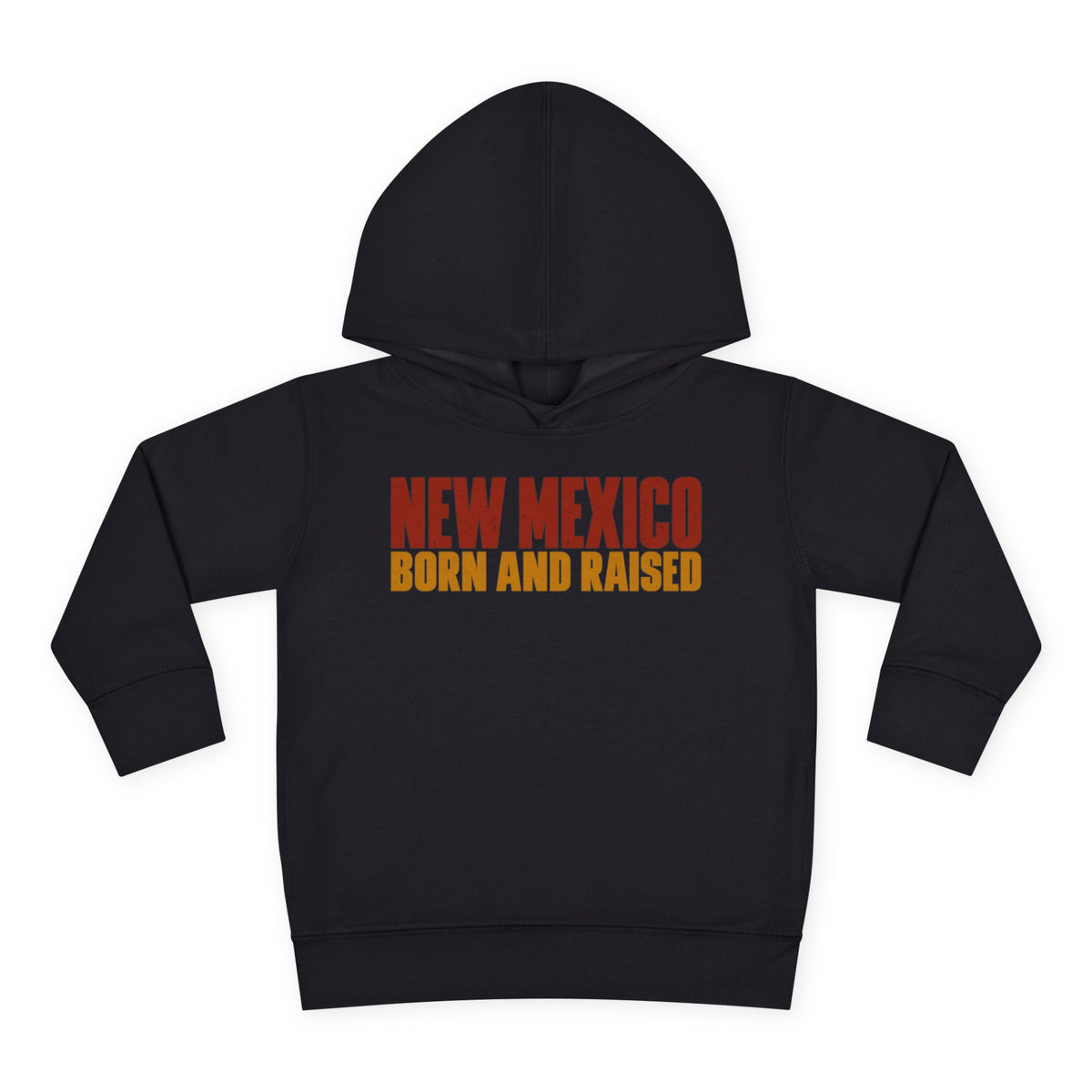 New Mexico Born and Raised Minimal Vintage Unisex Toddler Pullover Fleece Hoodie