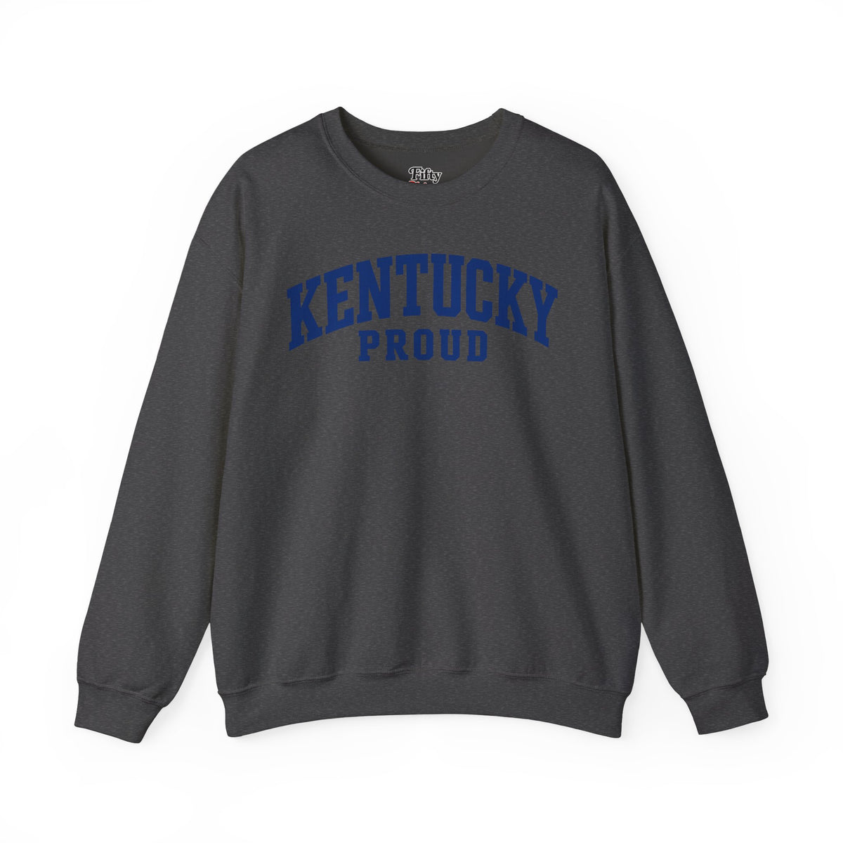 Kentucky Proud Unisex Crewneck Sweatshirt State Name Graphic