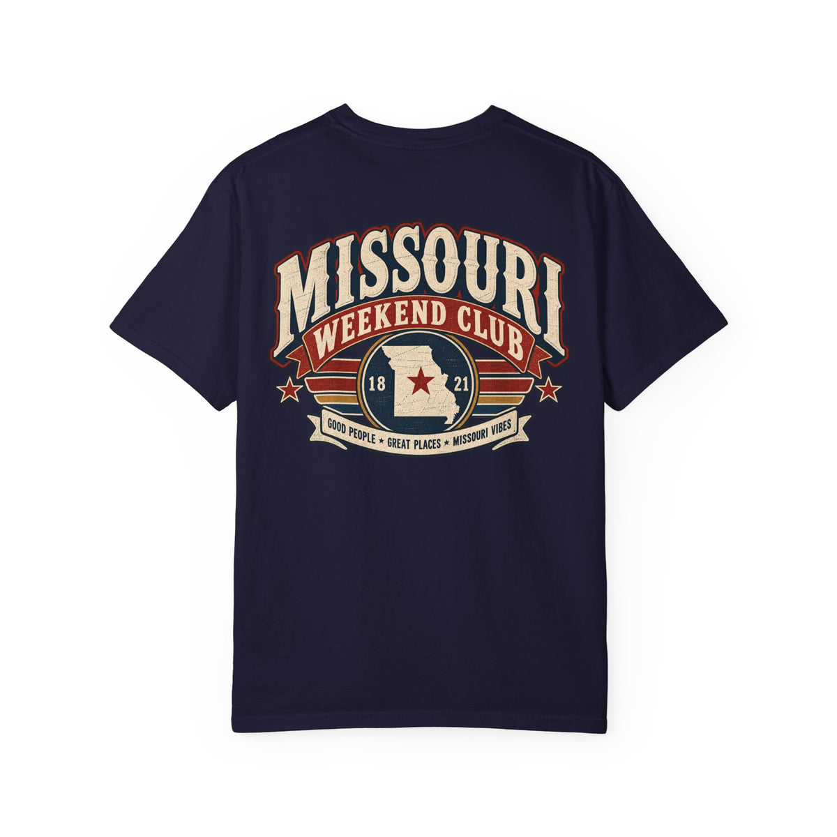 Missouri Weekend Club Unisex Comfort Color 1717 Streetwear Graphic Tee