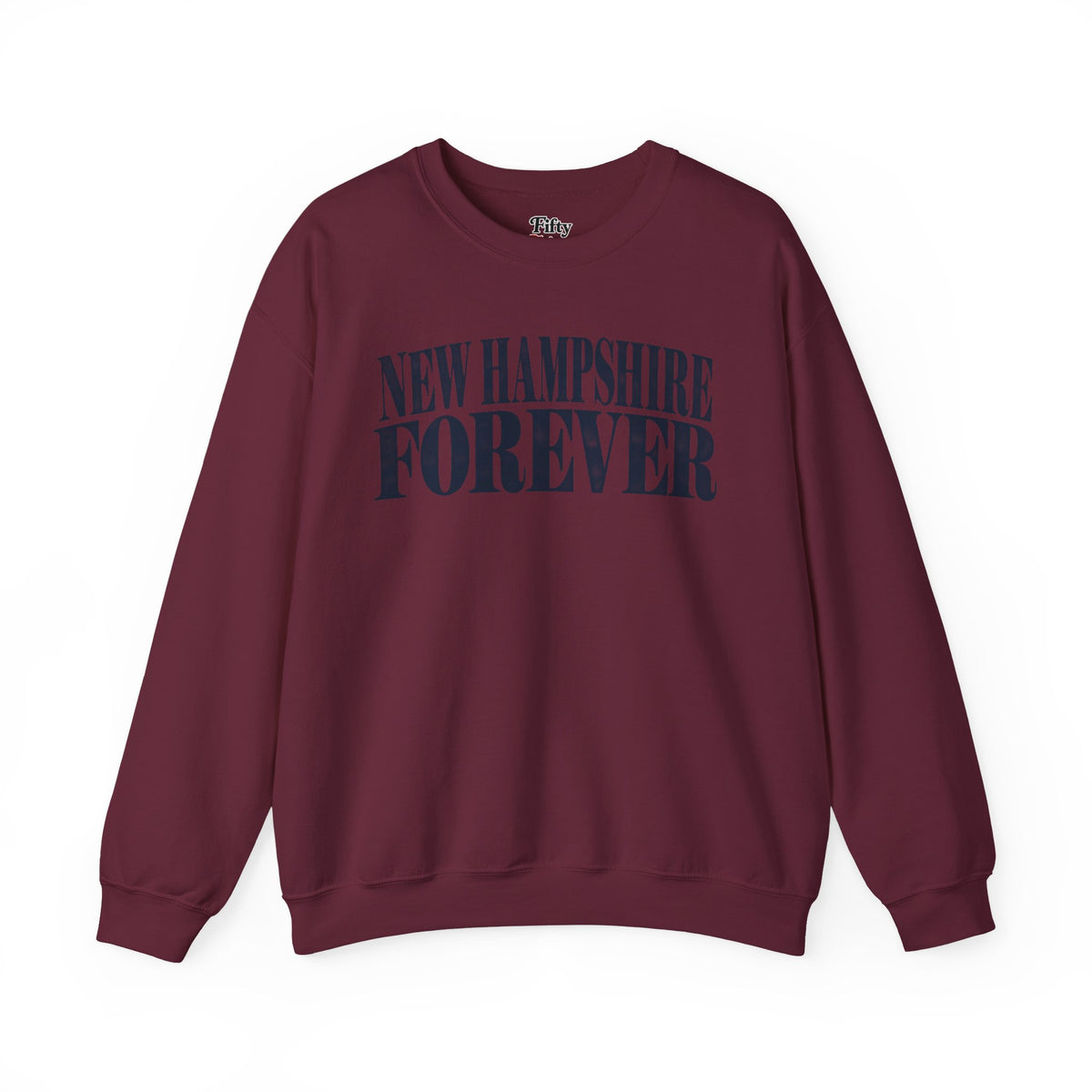 New Hampshire Forever Unisex Crewneck Sweatshirt State Name Graphic