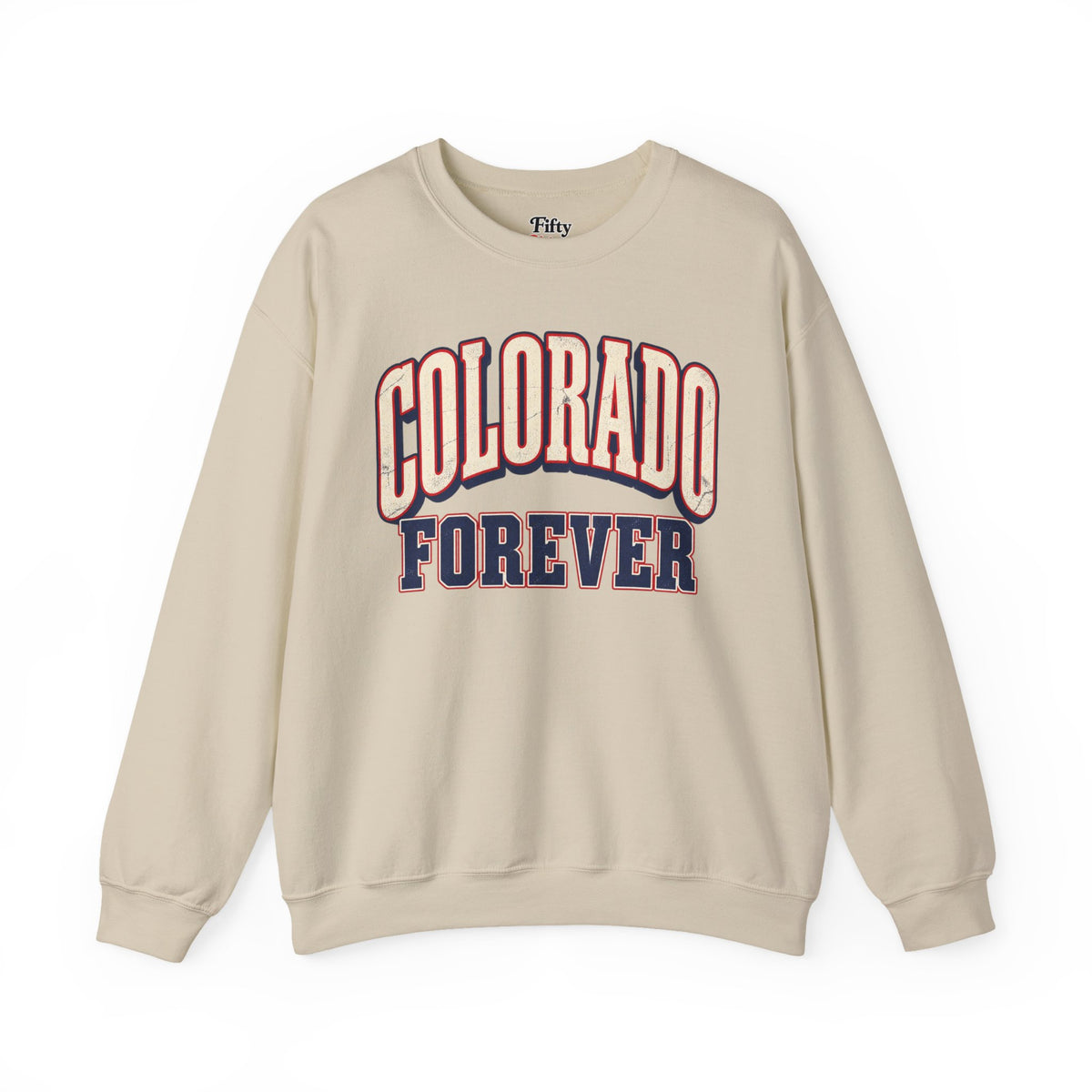 Colorado Forever Unisex Crewneck Sweatshirt State Name Graphic