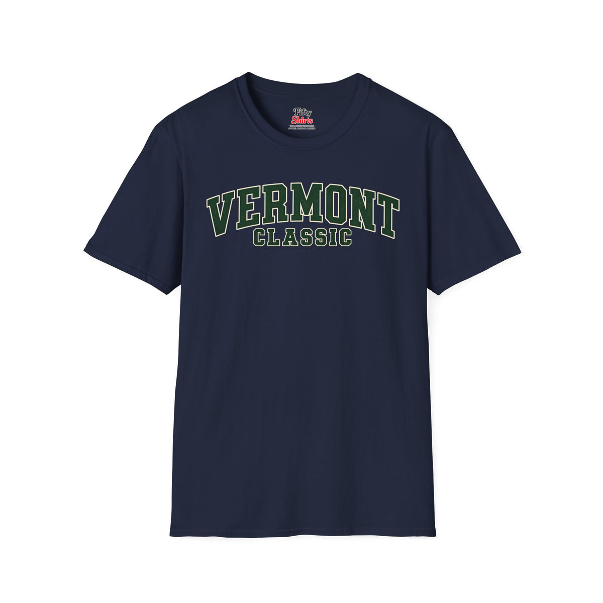 Vermont Classic Unisex Softstyle T Shirt State Name Graphic Tee