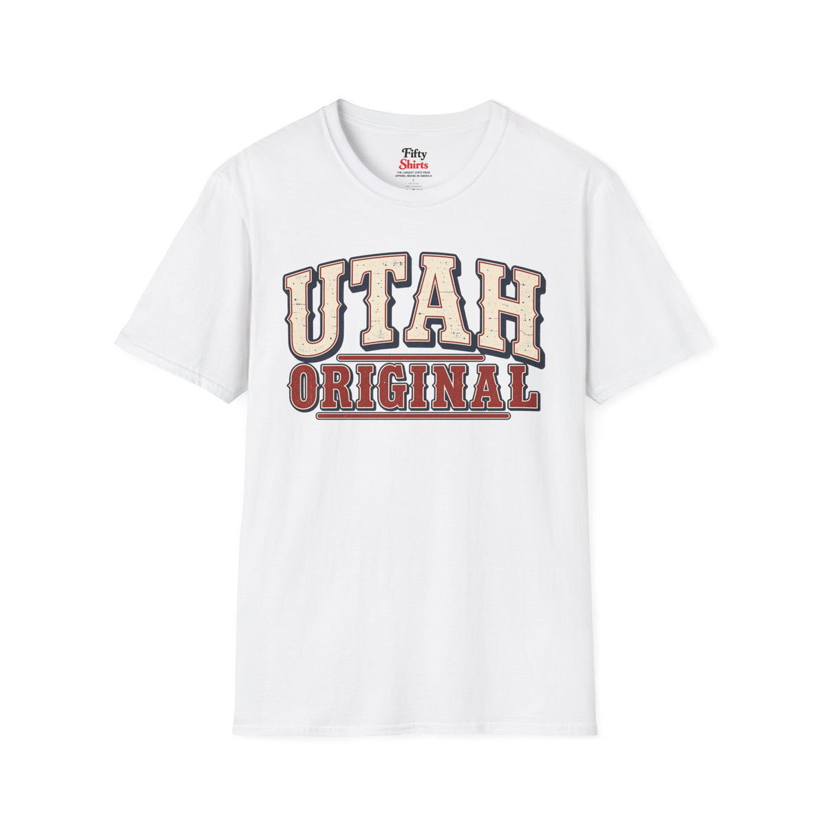 Utah Original Unisex Softstyle T Shirt State Name Graphic Tee