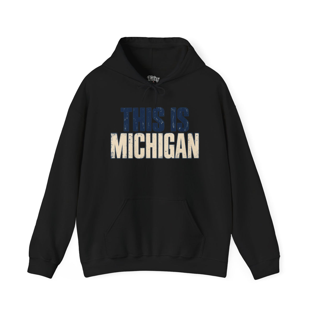 This is Michigan Unisex Hoodie State Name Graphic