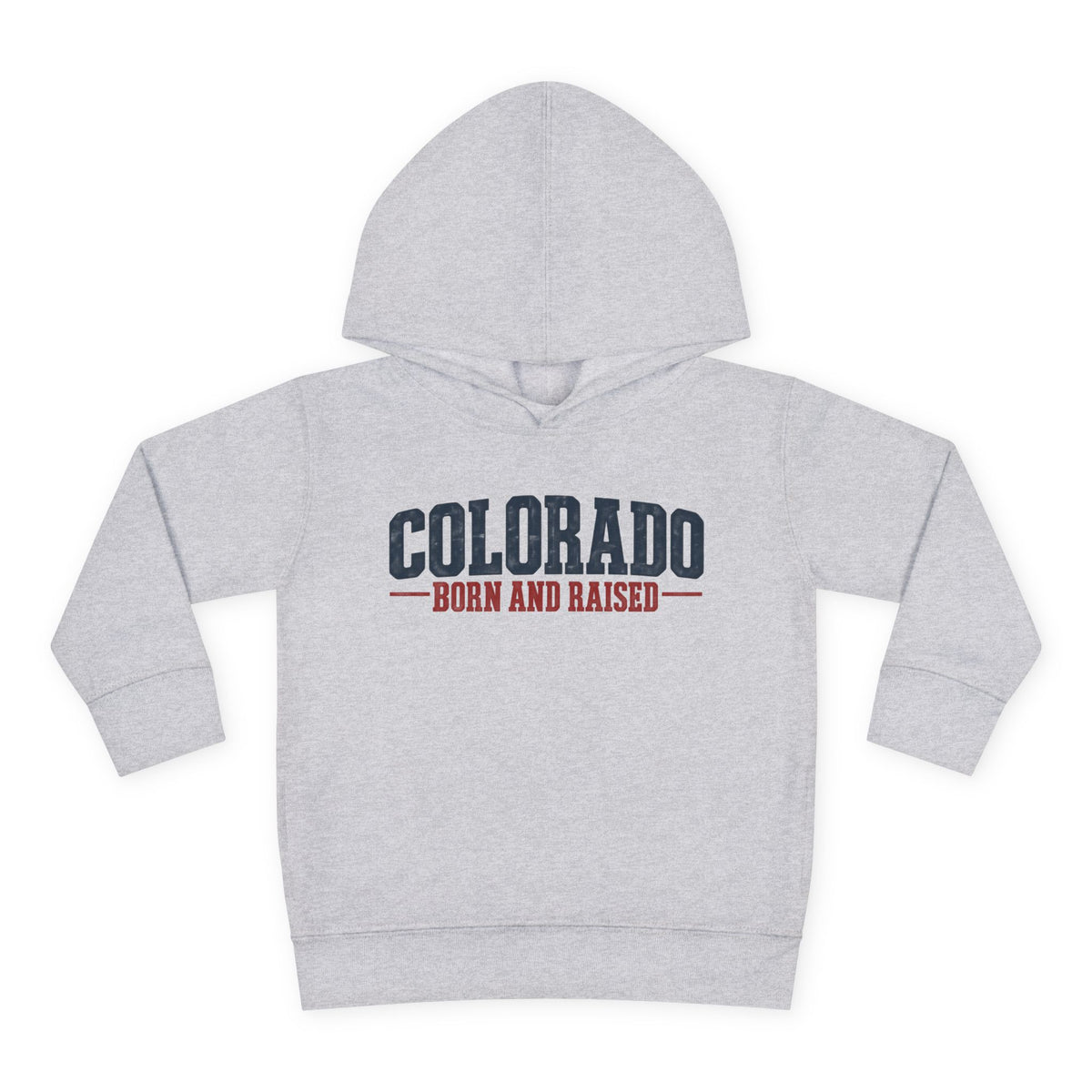 Colorado Born and Raised Classic Western Americana Unisex Toddler Pullover Fleece Hoodie