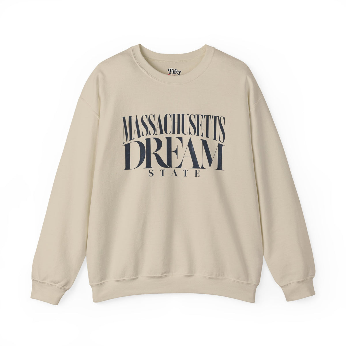 Massachusetts Dream State Unisex Crewneck Sweatshirt State Name Graphic