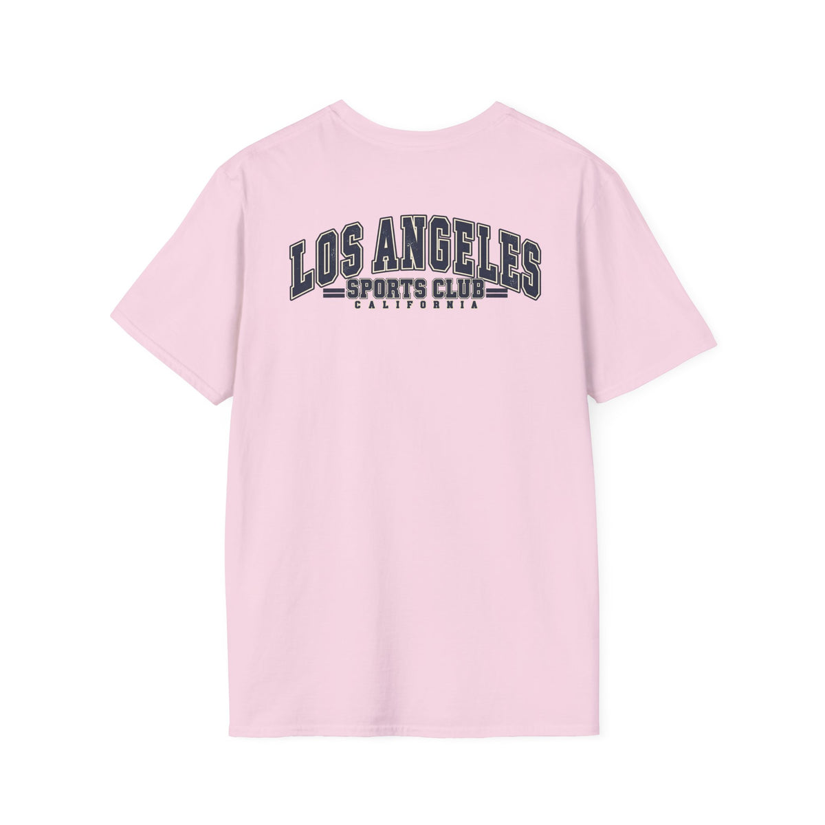 Distressed Los Angeles Sports Club Logo Unisex Softstyle Graphic Tee