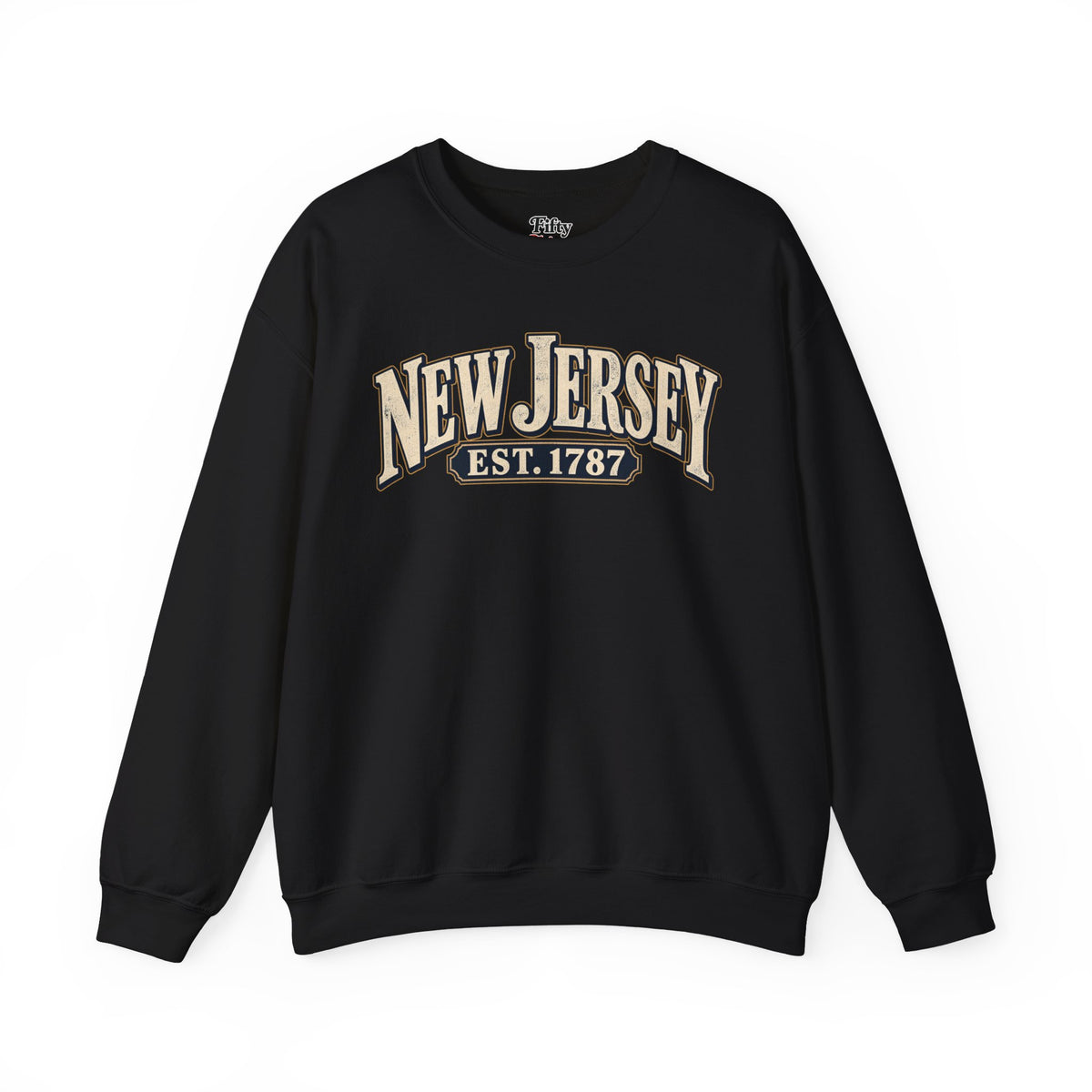 New Jersey Est 1787 Unisex Crewneck Sweatshirt State Name Graphic