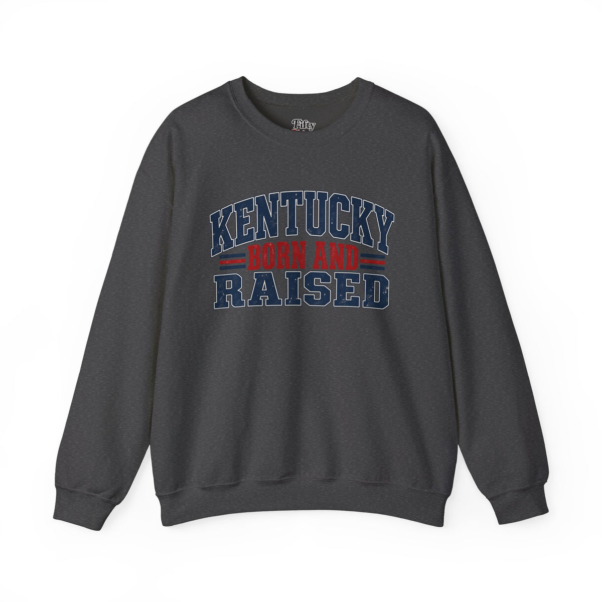 Kentucky Born and Raised Southern Heritage Unisex Sweatshirt Graphic
