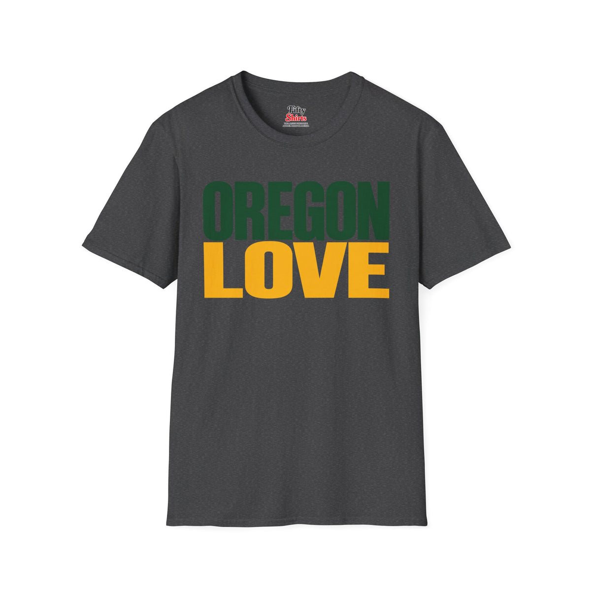 Oregon Love Unisex Softstyle T Shirt State Name Graphic Tee