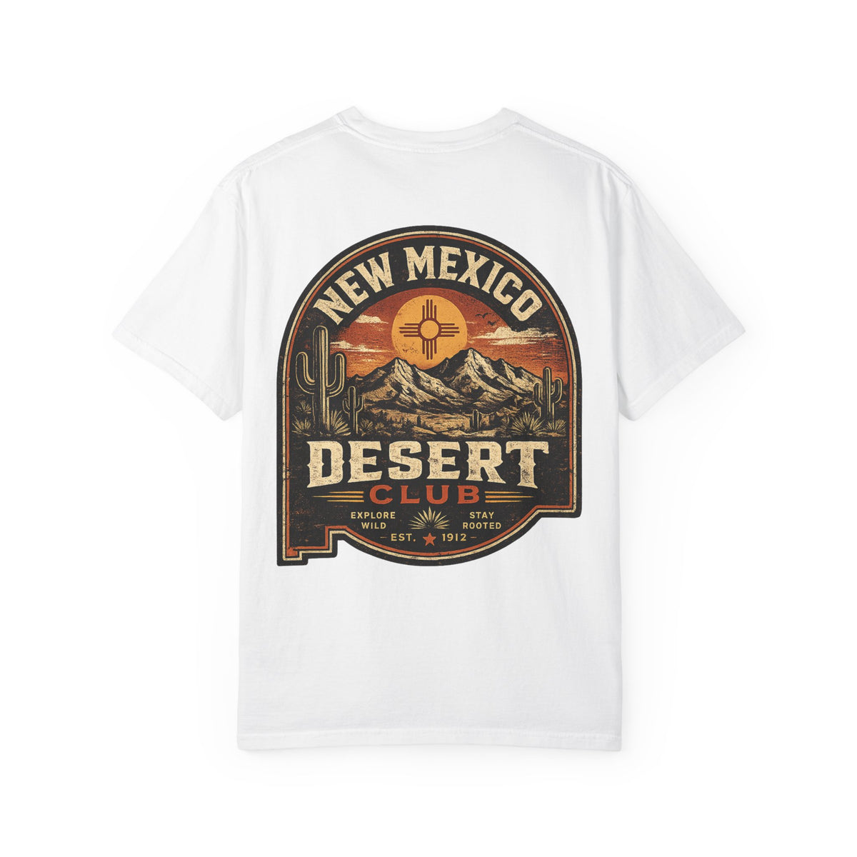 New Mexico Desert Club Unisex Comfort Color 1717 Streetwear Graphic Tee