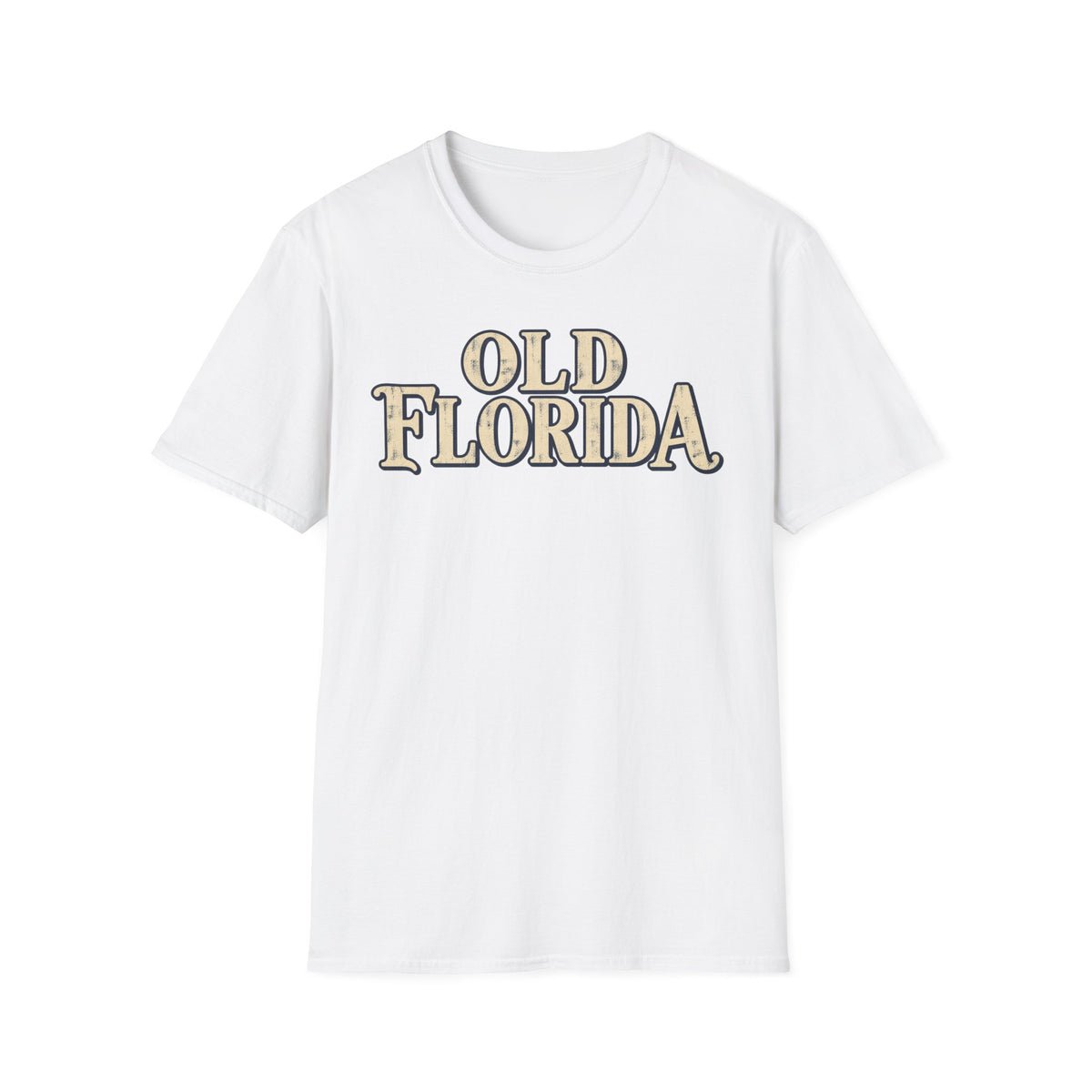 Old Florida Unisex Softstyle T Shirt State Name Graphic Tee
