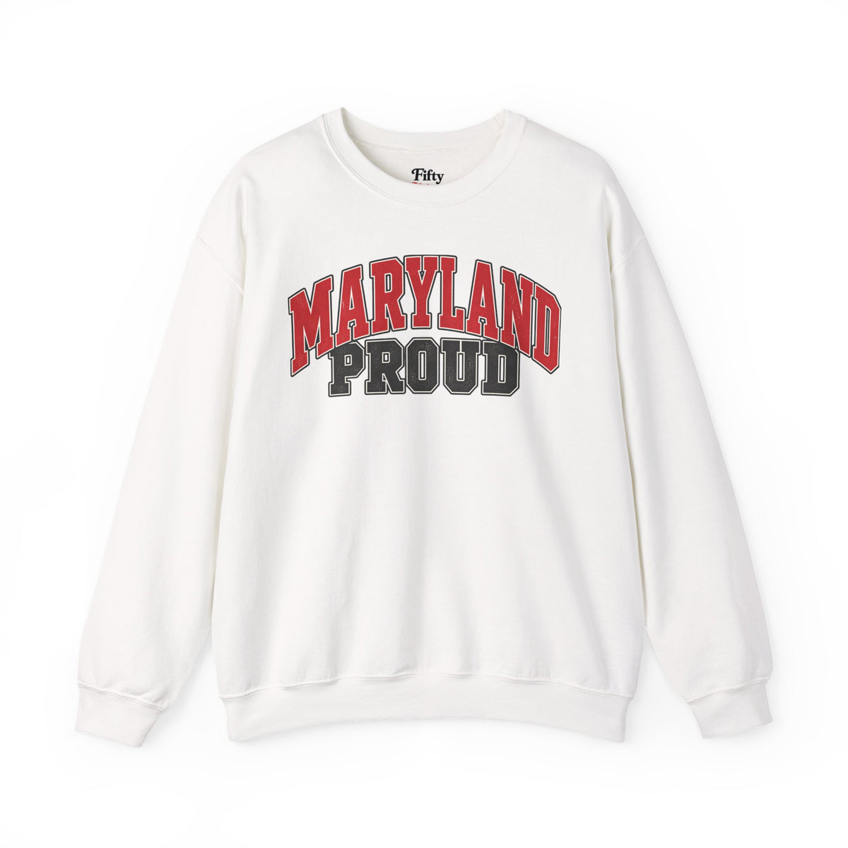Maryland Proud Unisex Crewneck Sweatshirt State Name Graphic