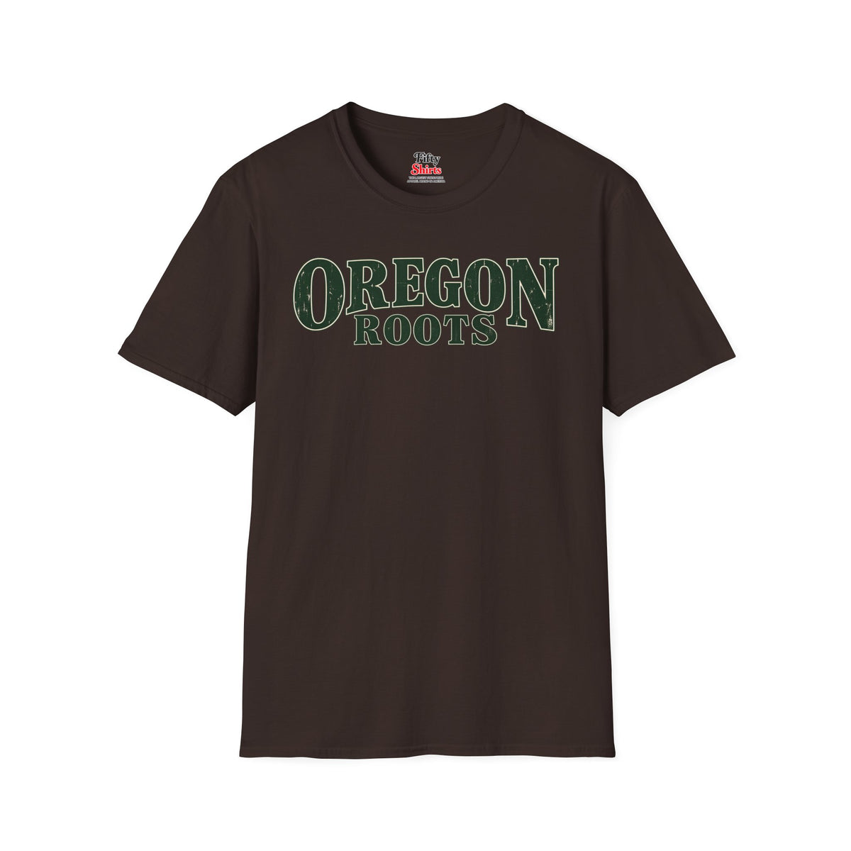 Oregon Roots Unisex Softstyle T Shirt State Name Graphic Tee