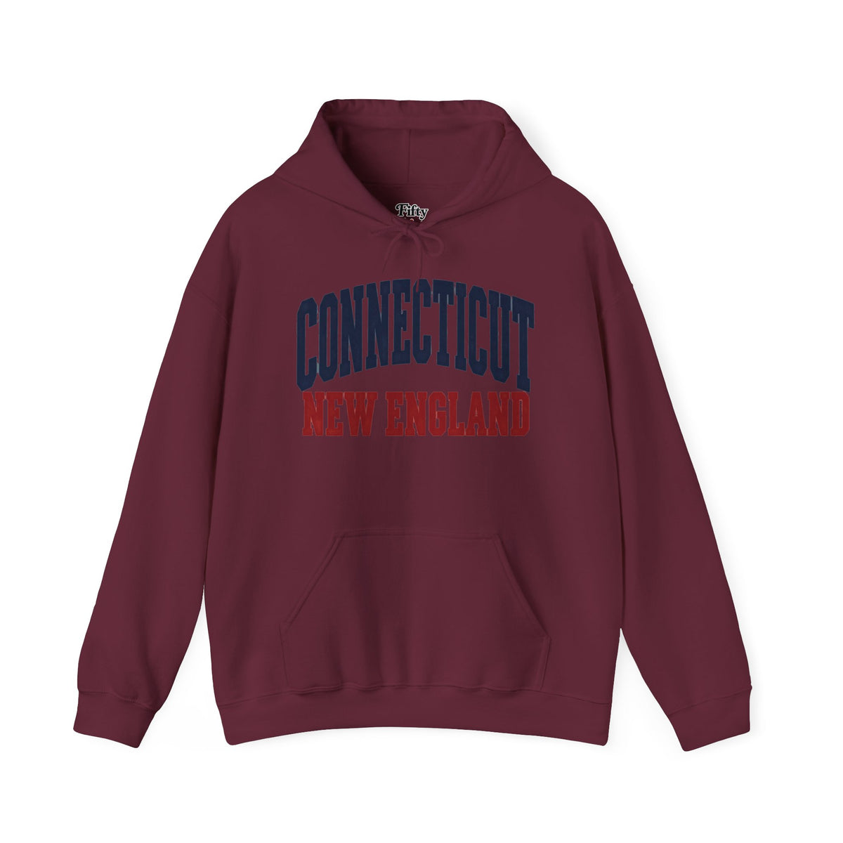 Connecticut New England Unisex Hoodie State Name Graphic