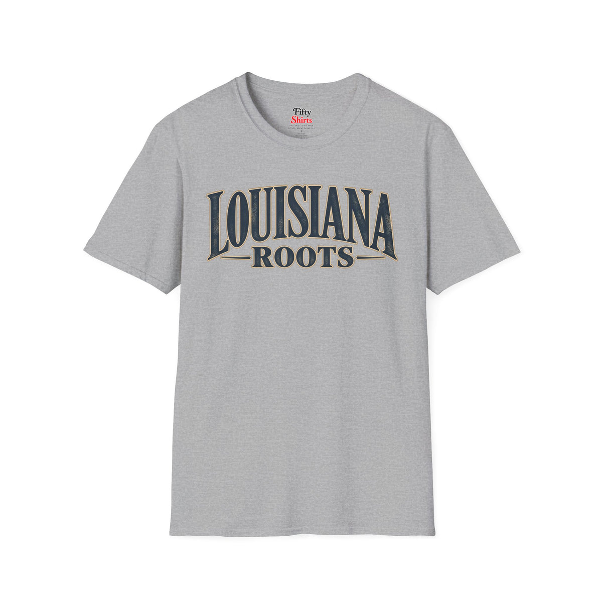 Louisiana Roots Unisex Softstyle T Shirt State Name Graphic Tee