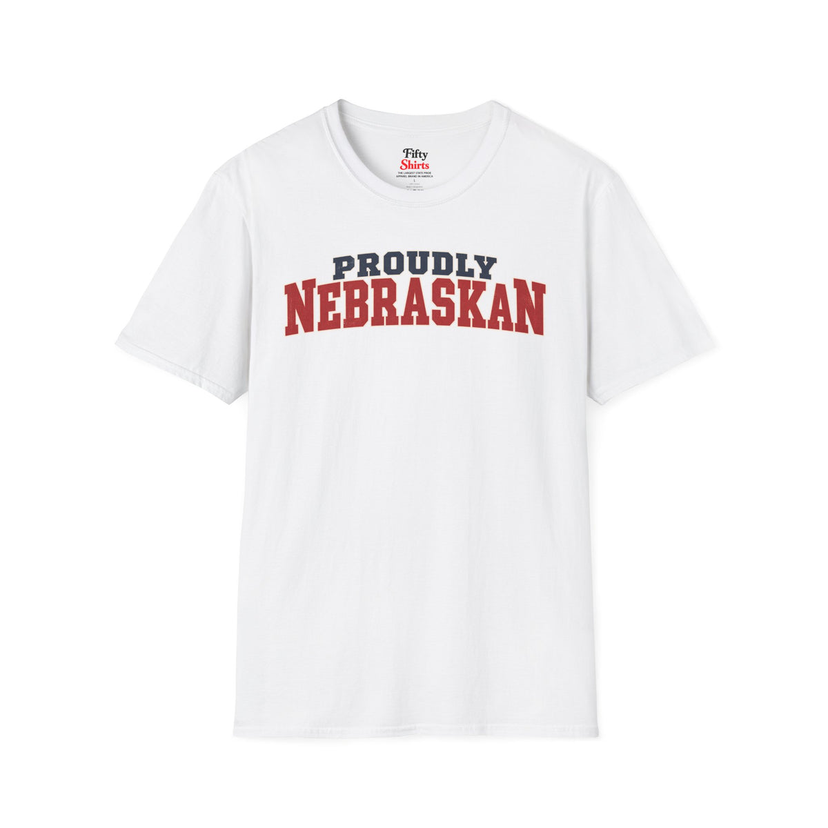 Proudly Nebraskan Nebraska Unisex Softstyle T Shirt State Name Graphic Tee