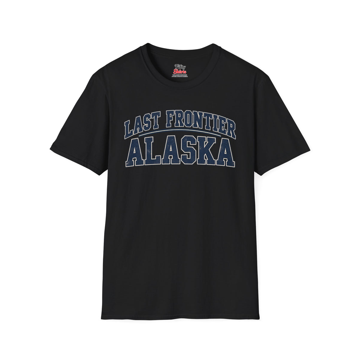Last Frontier Alaska Unisex Softstyle T Shirt State Name Graphic Tee