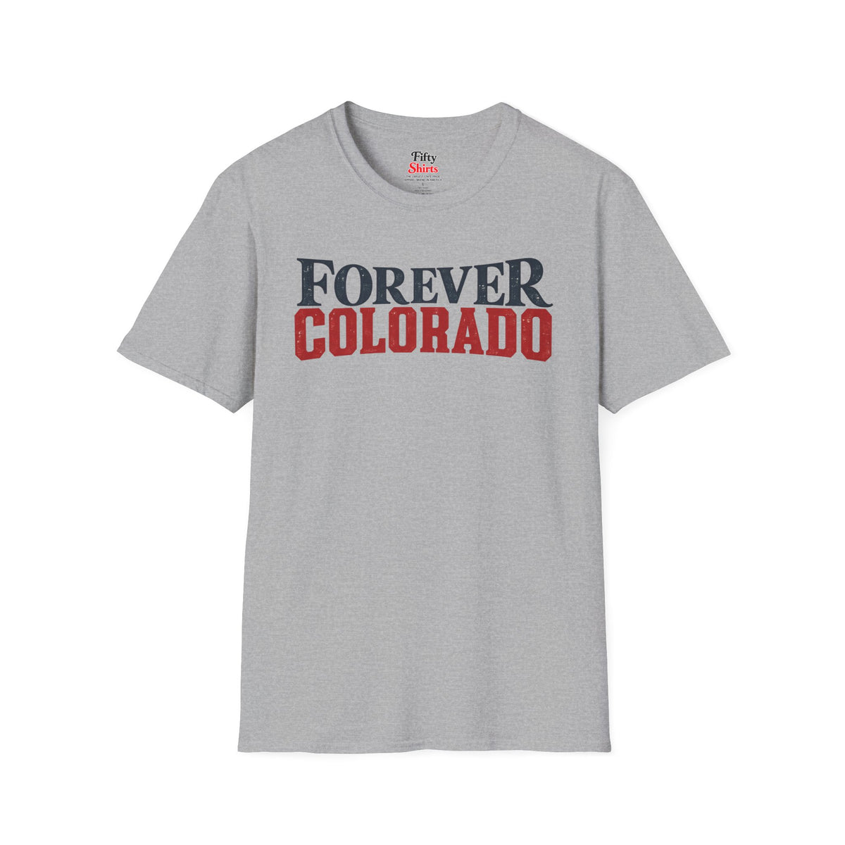 Forever Colorado Unisex Softstyle T Shirt State Name Graphic Tee