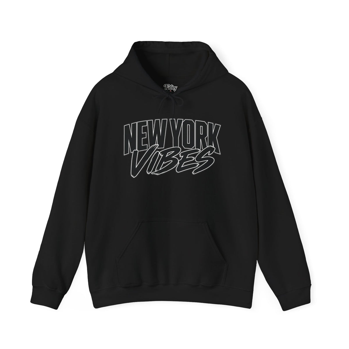 New York Vibes Unisex Hoodie State Name Graphic