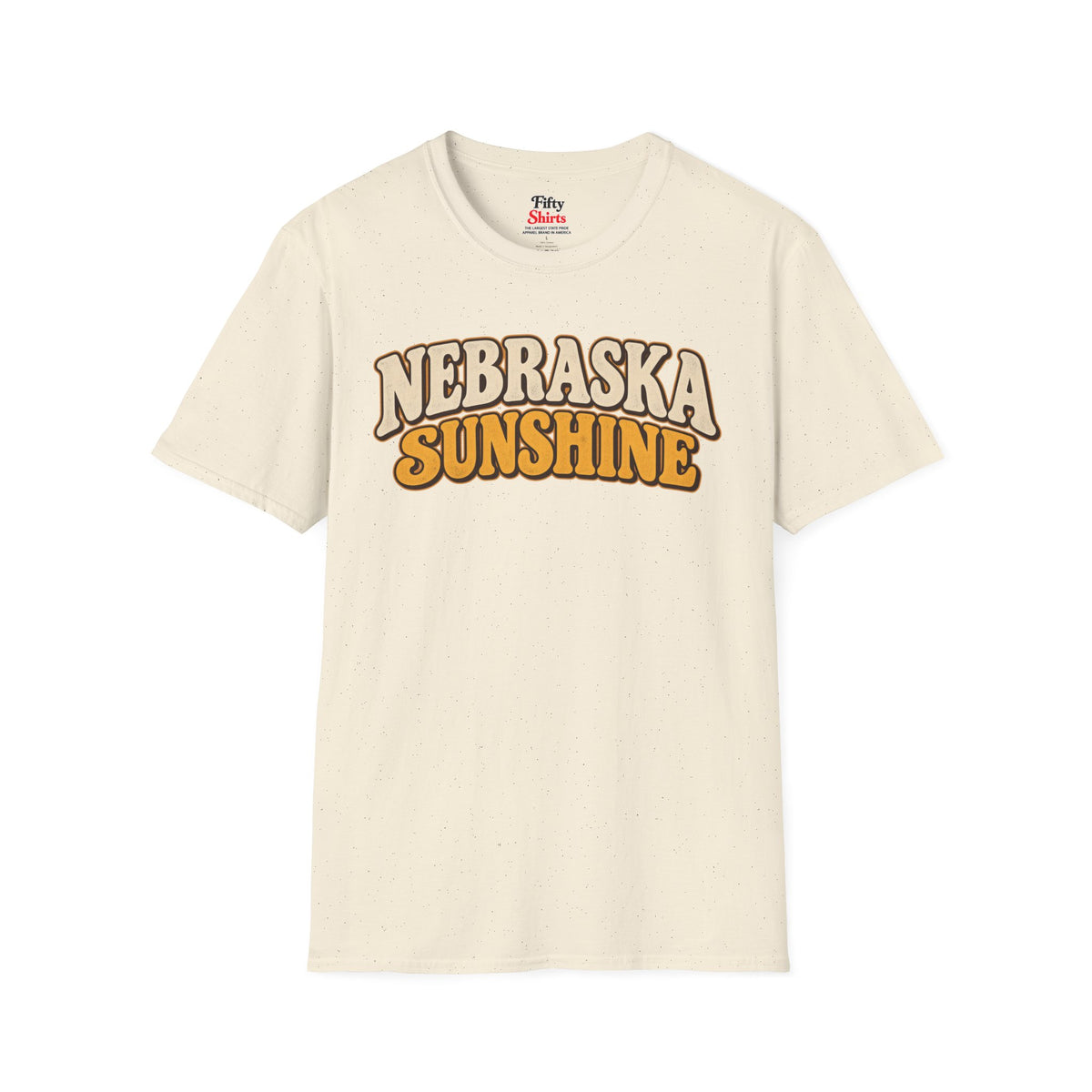 Nebraska Sunshine Unisex Softstyle T Shirt State Name Graphic Tee