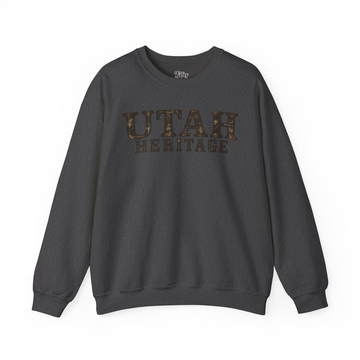 Utah Heritage Unisex Crewneck Sweatshirt State Name Graphic