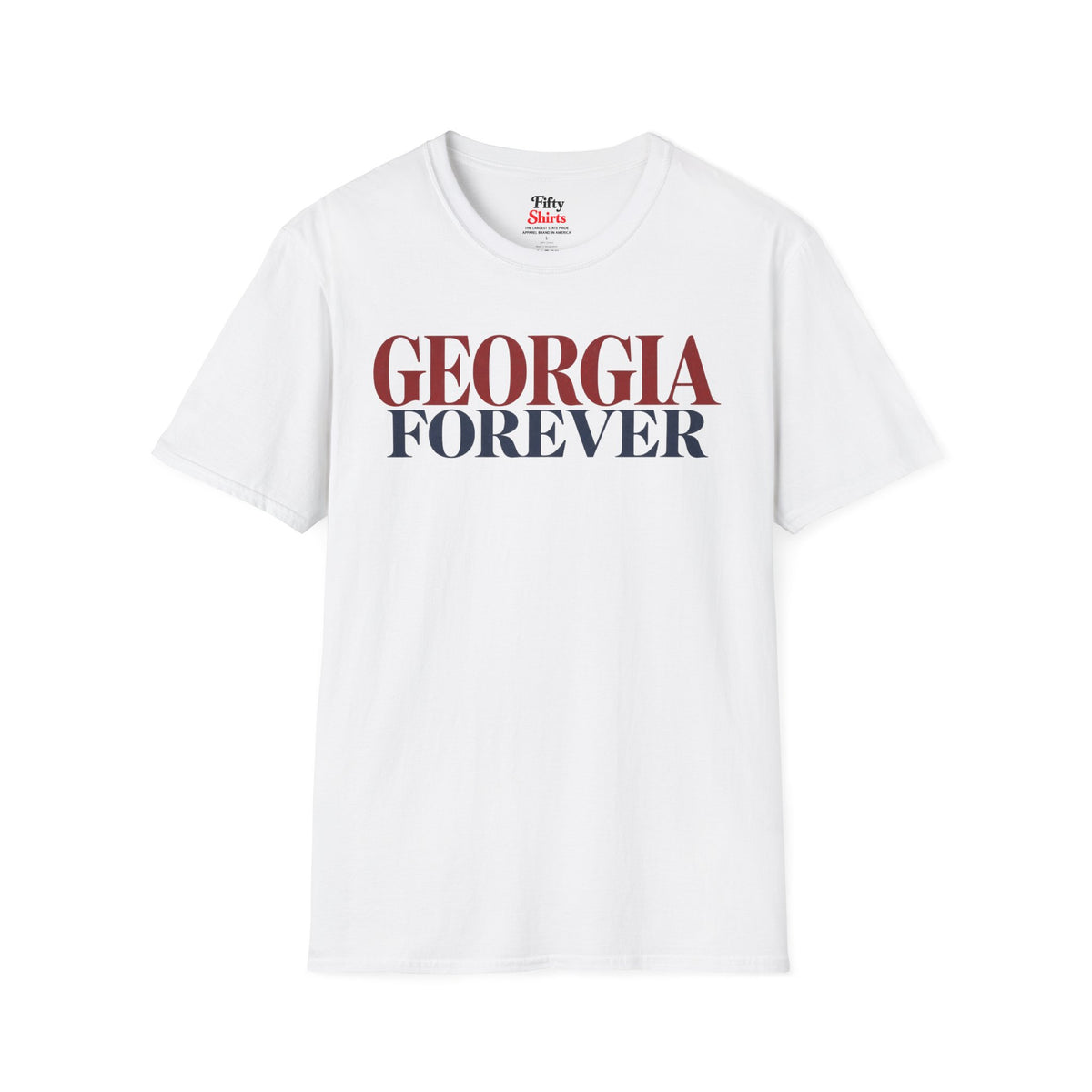 Georgia Forever Unisex Softstyle T Shirt State Name Graphic Tee