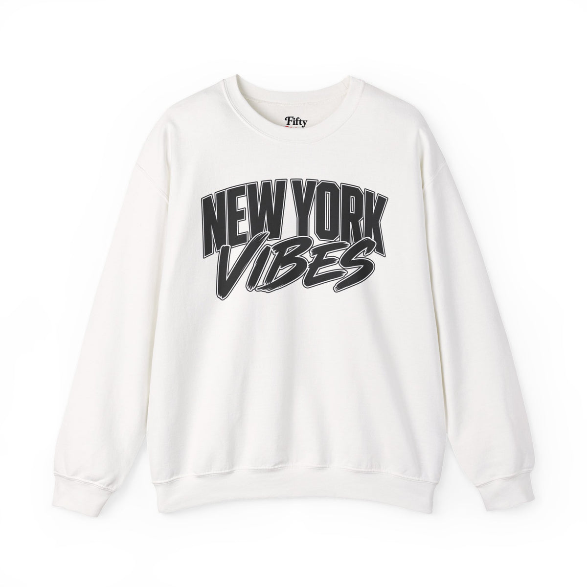 New York Vibes Unisex Crewneck Sweatshirt State Name Graphic