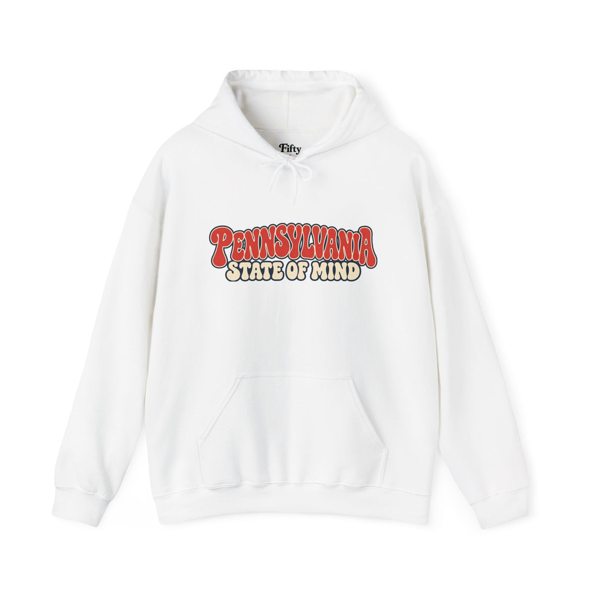Pennsylvania State of Mind Unisex Hoodie State Name Graphic