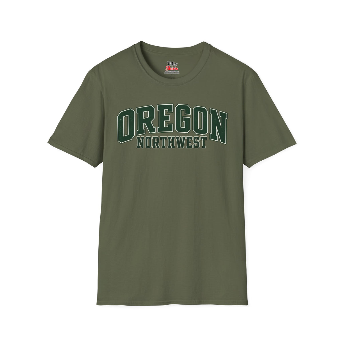 Oregon Northwest Unisex Softstyle T Shirt State Name Graphic Tee