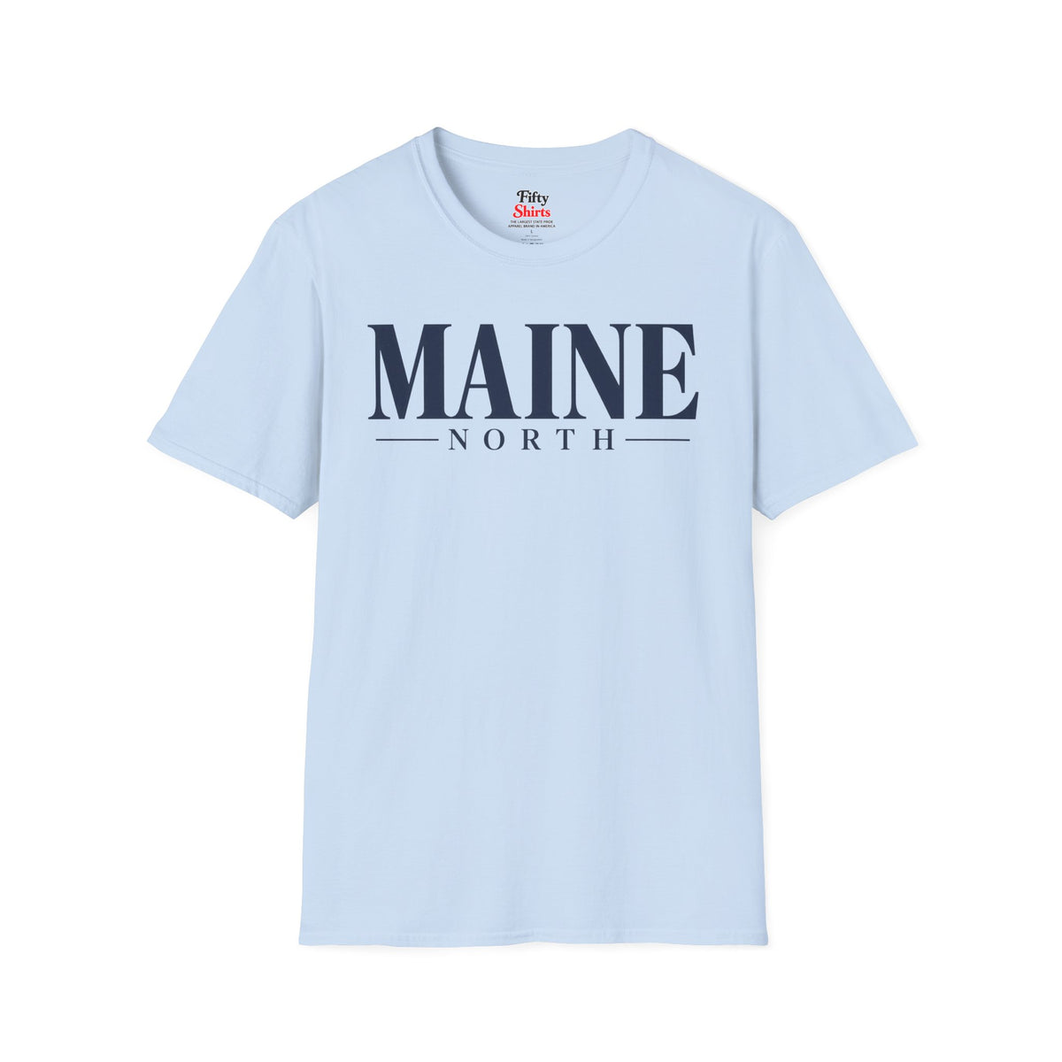 Maine North Unisex Softstyle T Shirt State Name Graphic Tee